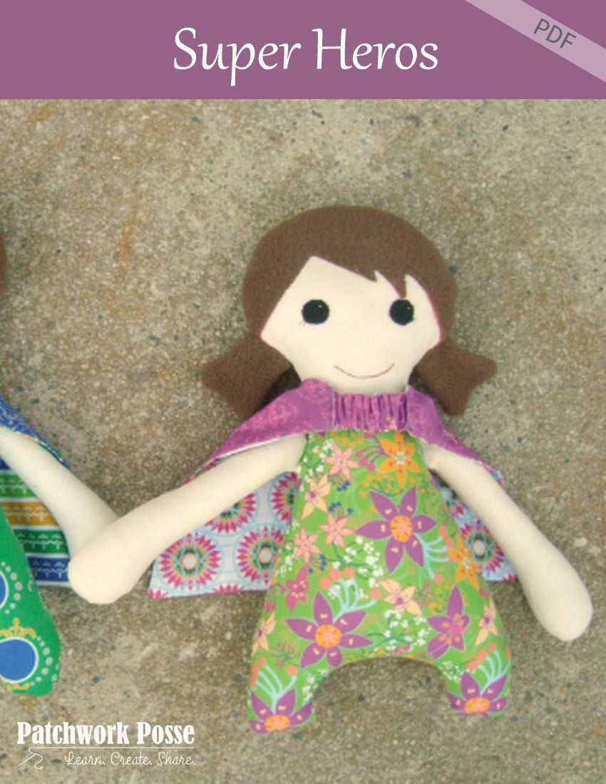 Super Hero Doll Pattern