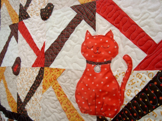 Tag Quilt & Cat Pattern