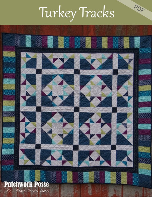 Turkey Tracks Quilt Pattern